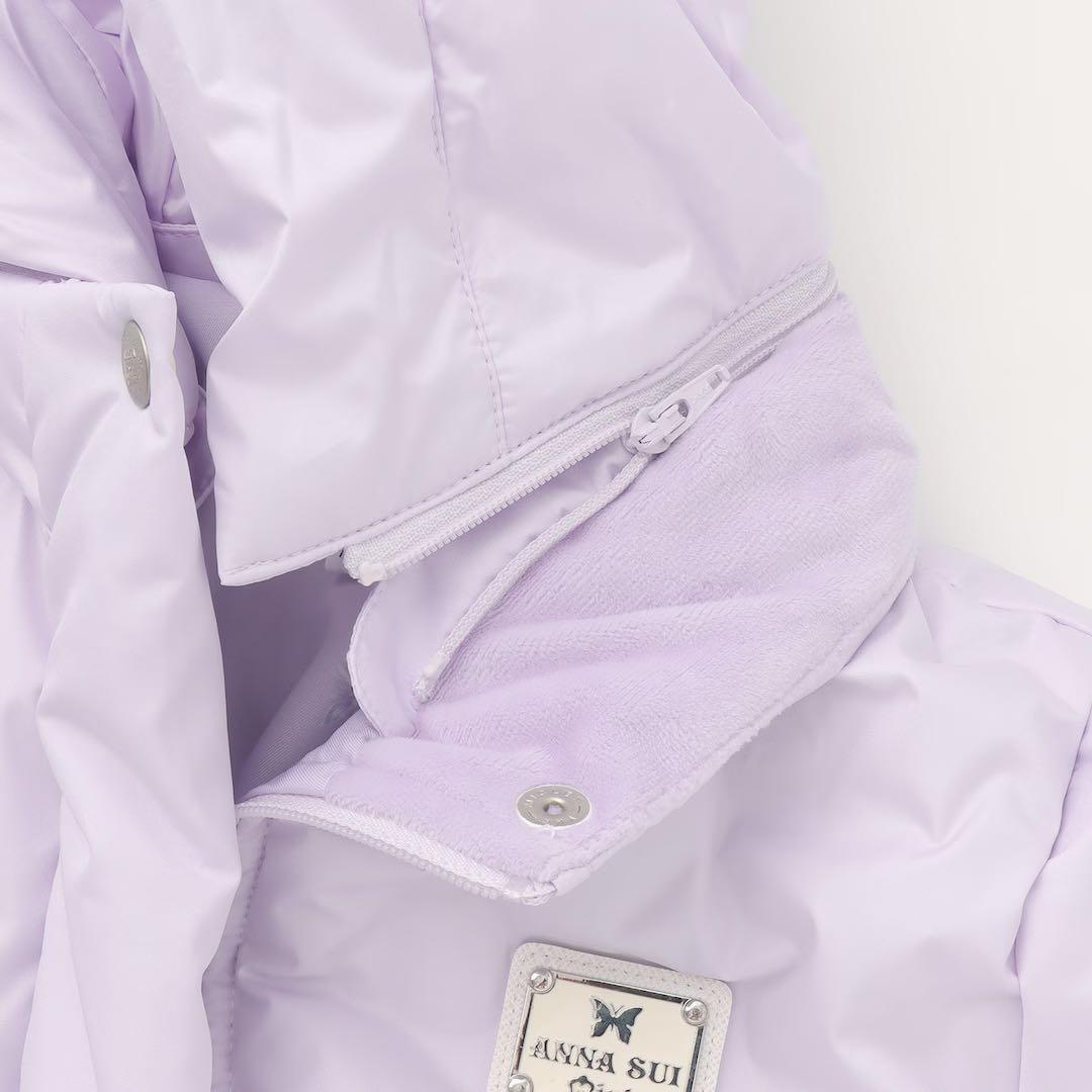 ア*イ様 新品タグ付き　ANNA SUI mini 中綿ネコブルゾン　紺115-