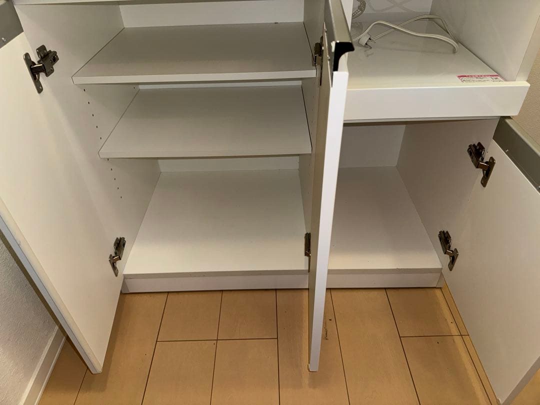 奈良発 ニトリ UPレジューム90 食器棚 ハイタイプ キッチン レンジボード