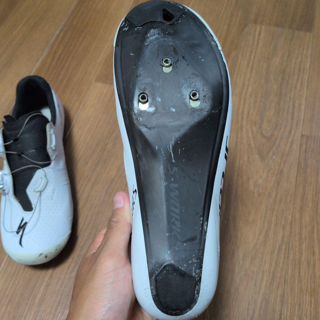 Specialized ホワイト シューズ クリンチング