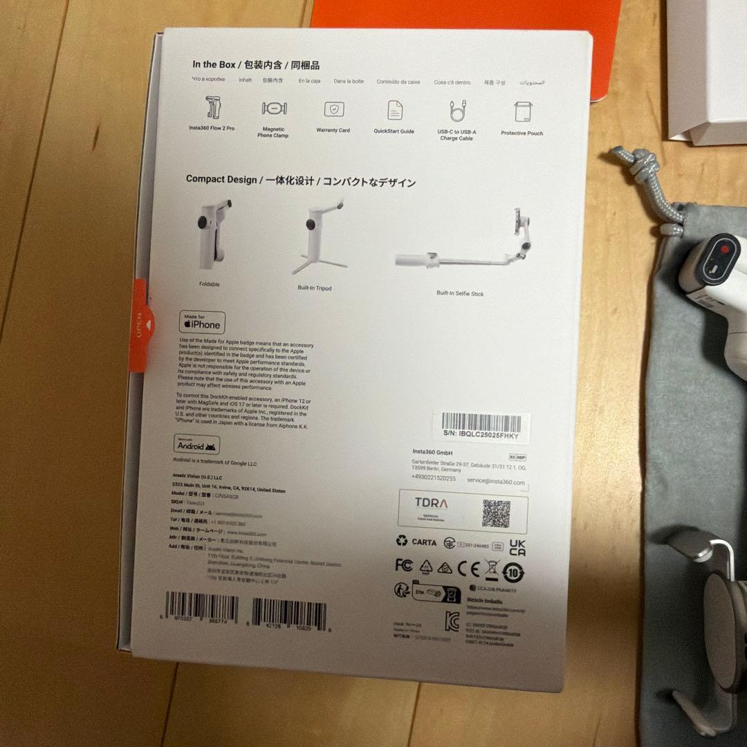 再値下:Insta360 Flow2 Pro