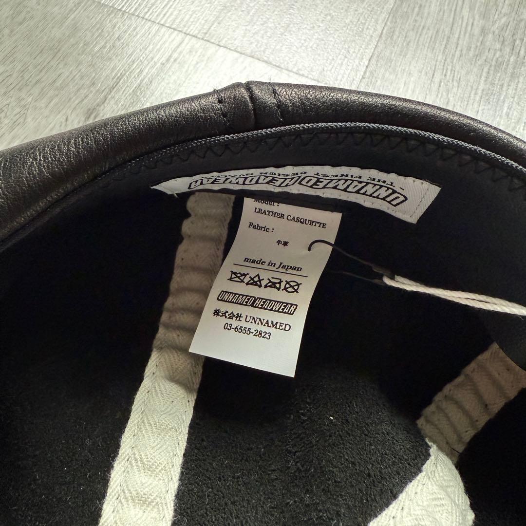 UNLIMITED HEADWEAR レザーキャスケット