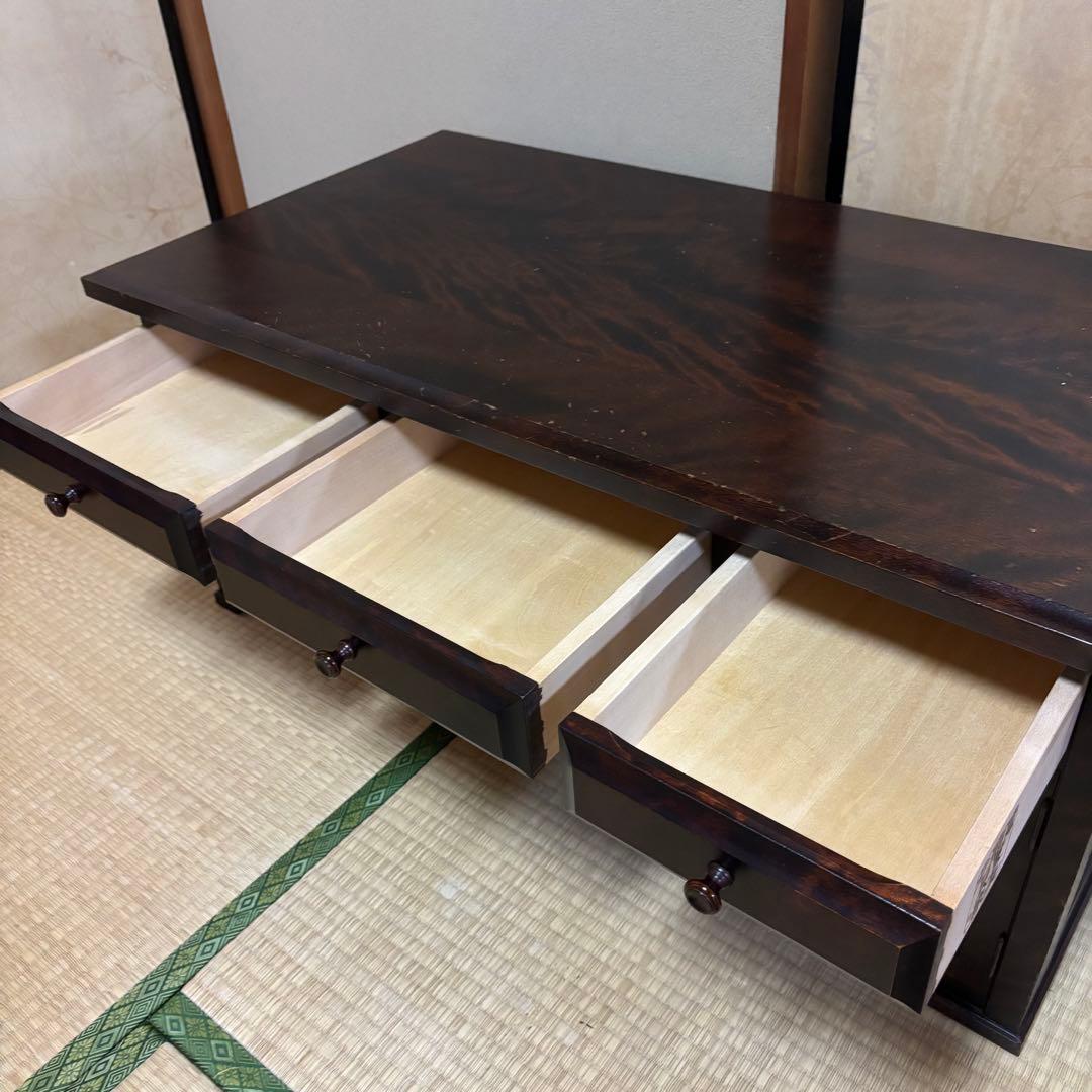 【最終価格】北海道民藝家具　書斎　文机　アンティーク　テーブル　ローテーブル