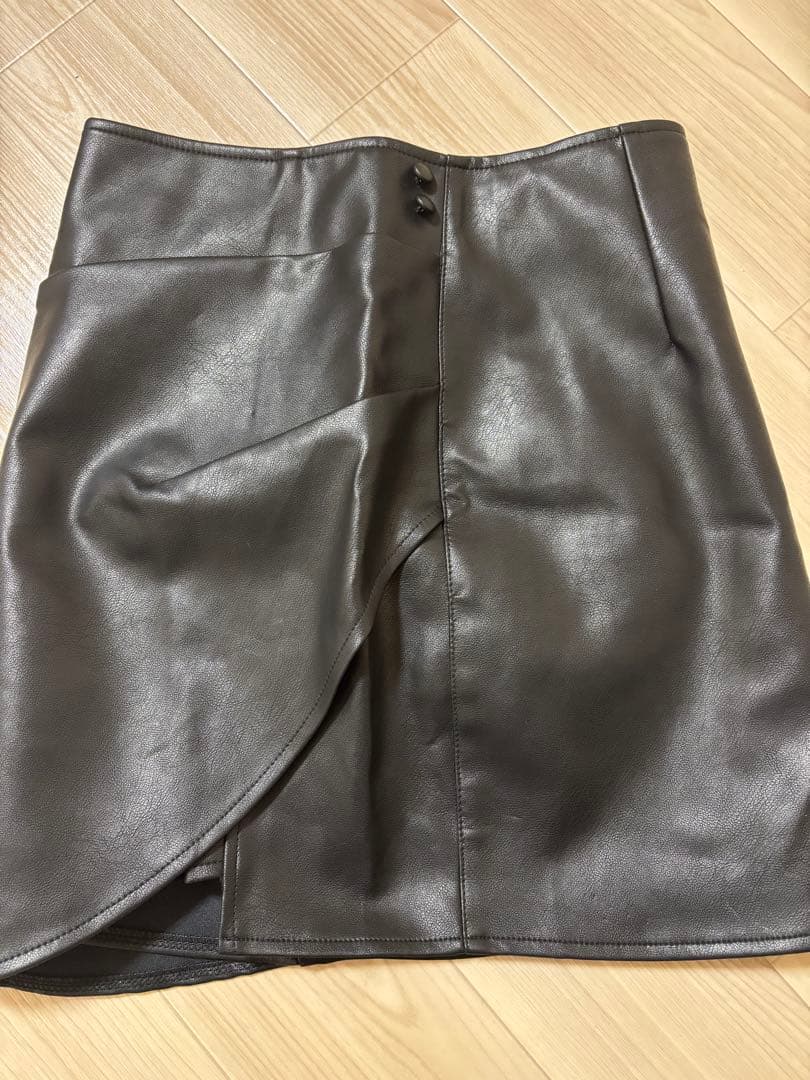 diante レザー スリット スカート