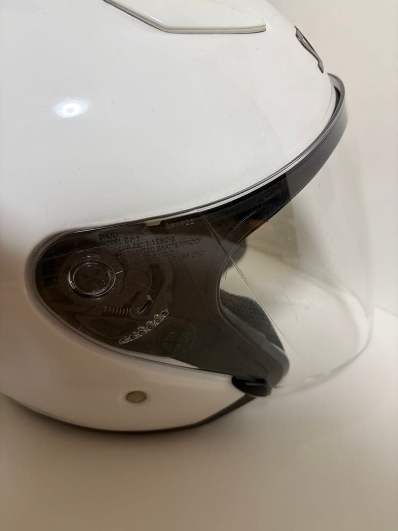 SHOEI J-STREAM 2012 ジェットヘルメット Lサイズ ホワイト