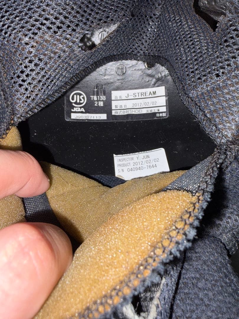 SHOEI J-STREAM 2012 ジェットヘルメット Lサイズ ホワイト