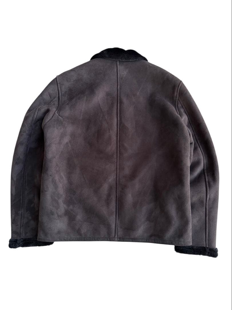 ジャケット・アウター black color mouton short jacket
