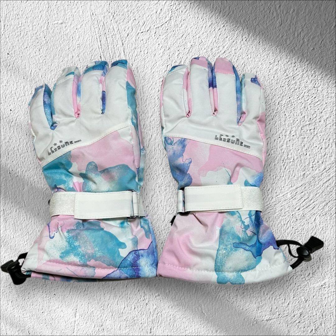 【新品・未使用品✨】スノーボードウェア レディース　グローブ付　セット　M