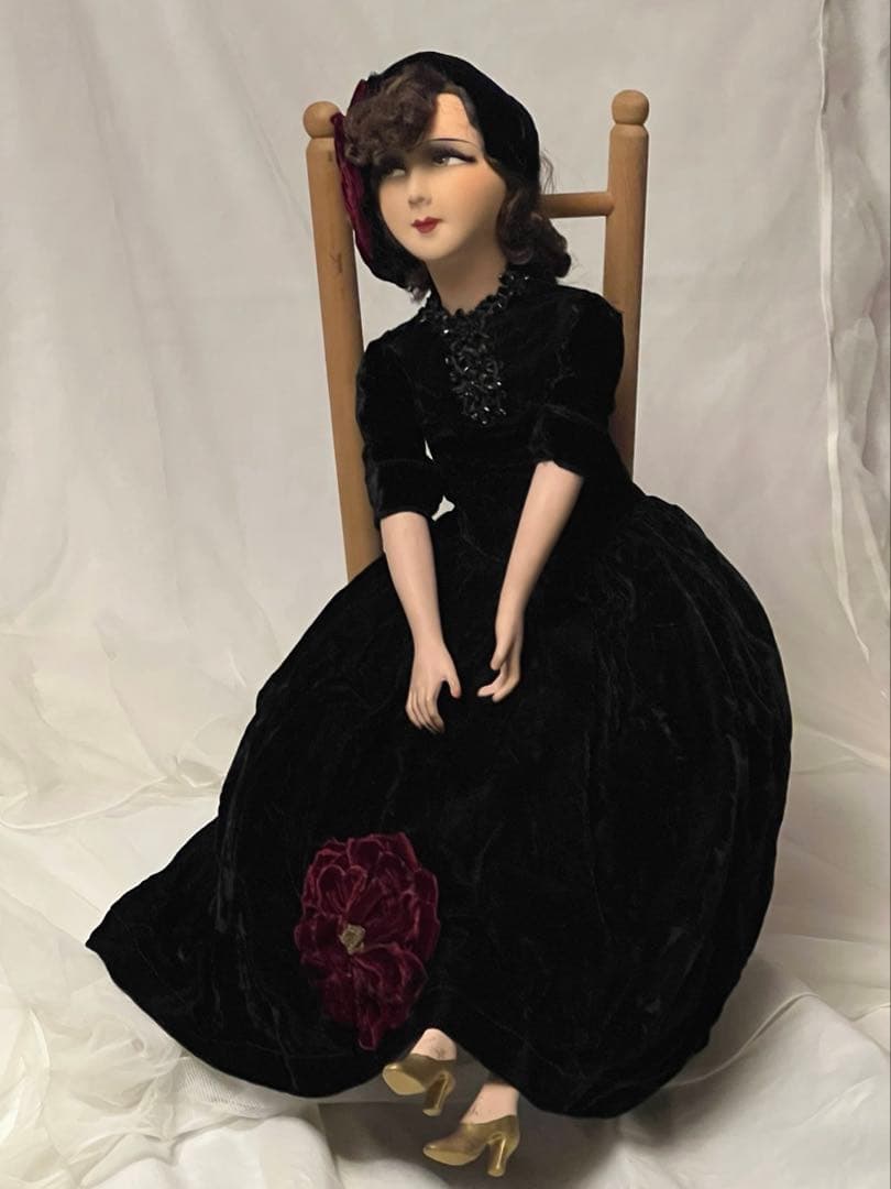 ブドワールドール　アンティークドール サロンドール　アールデコ　入手困難