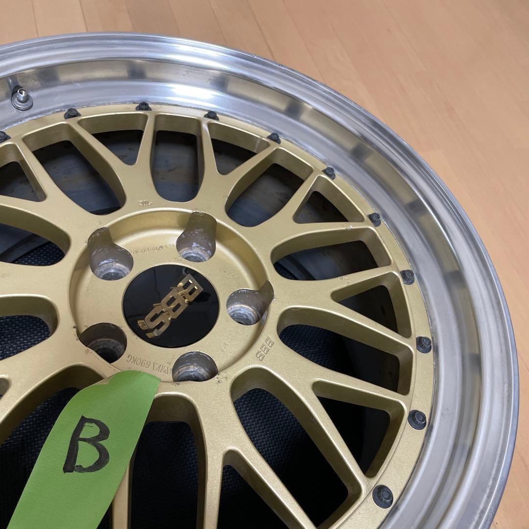 BBS LM 18インチ 9.5J+38 LM115 2本セット送料込み B