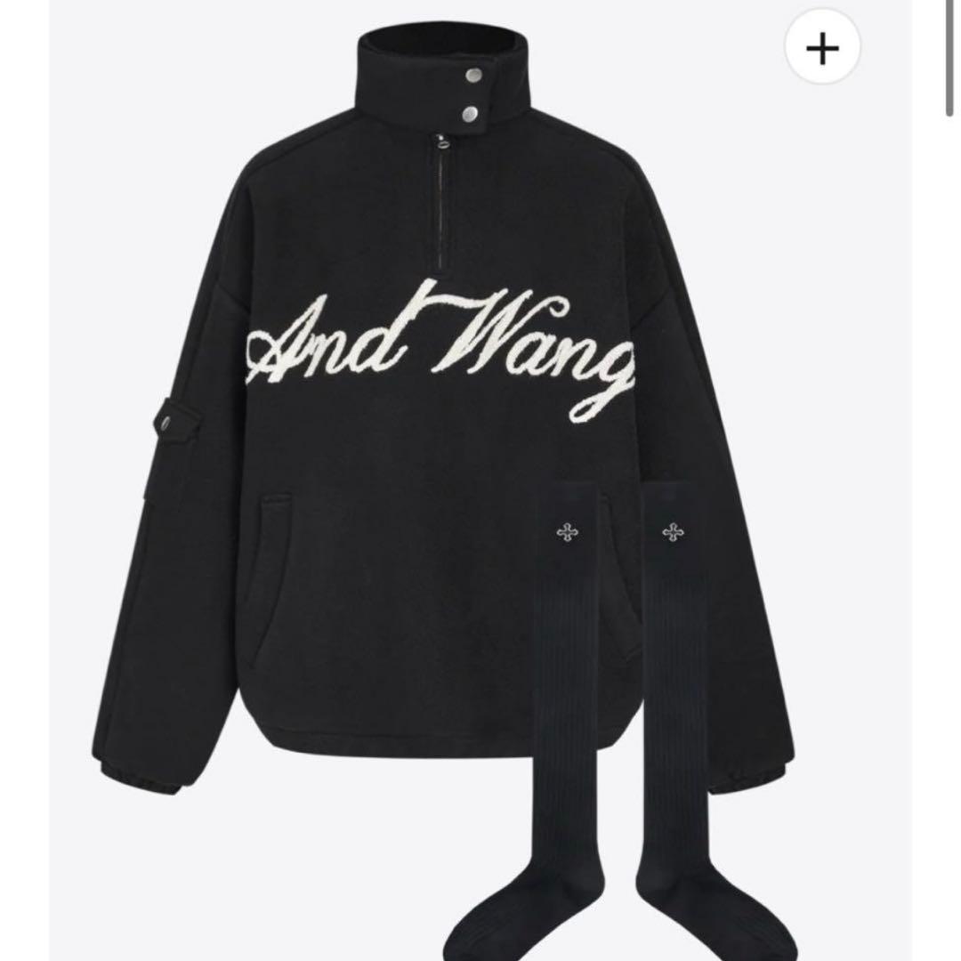 andwang Fluffy Fleece Set Black フリースのみ