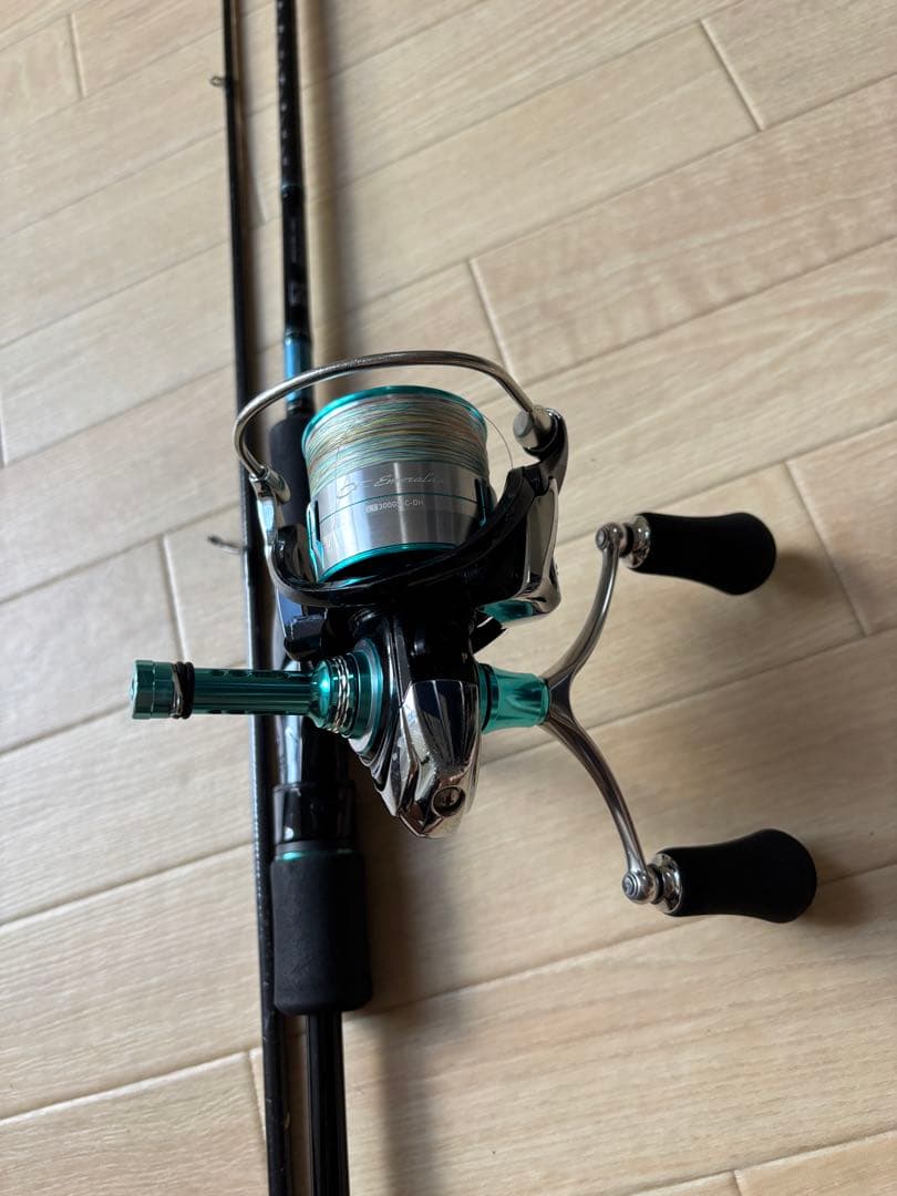 ダイワ　エメラルダス　リール＋ロッドセット