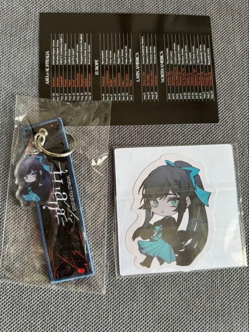 K*o様 Adoワールドツアー Hibana 世界旅行タグとステッカーセット