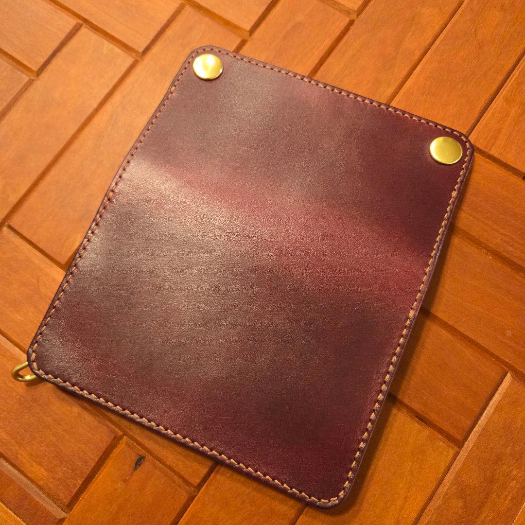 180 ミドル　トラッカーウォレット　イタリアンレザーTEXAS