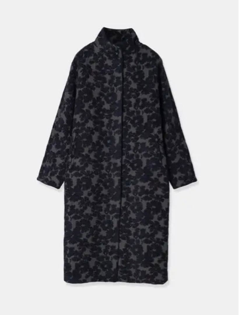 【louren】flower mole jacquard coat