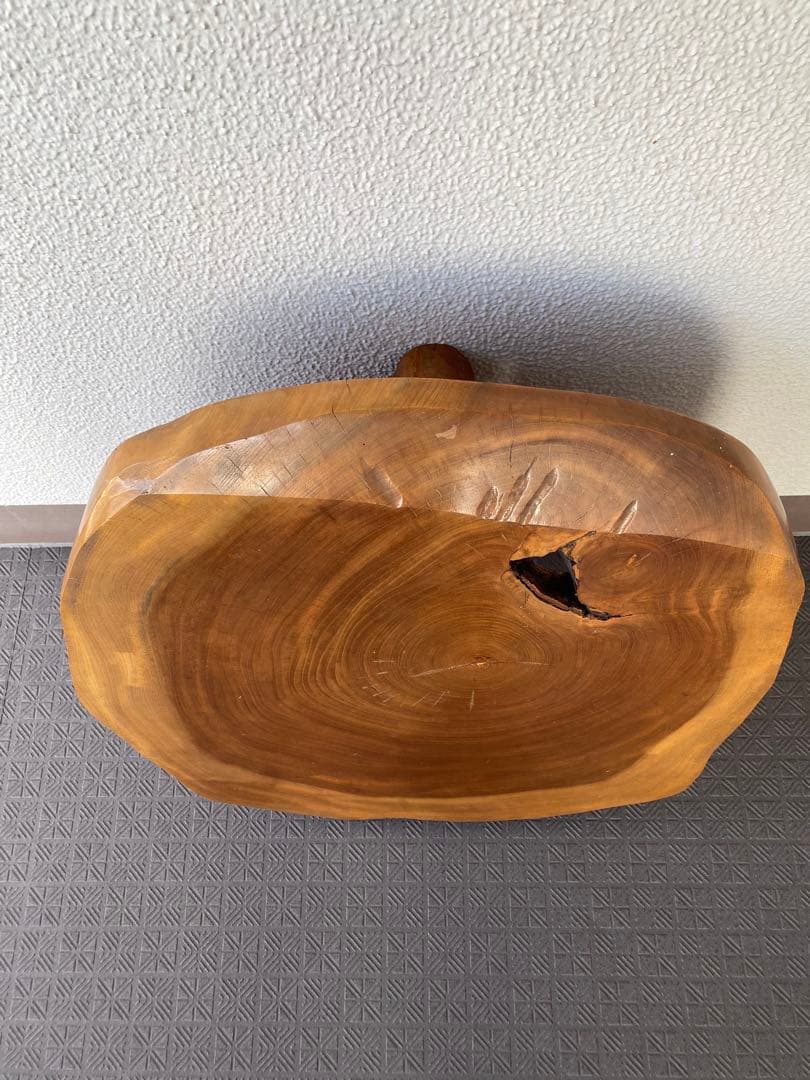 天然木 一枚板 花台 座卓 ローテーブル ちゃぶ台 飾り台 ディスプレイ台