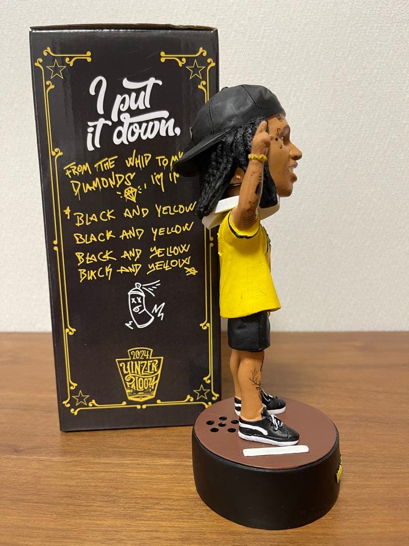 新品未使用　Wiz Khalifa ウィズカリファ　ボブルヘッド　パイレーツ