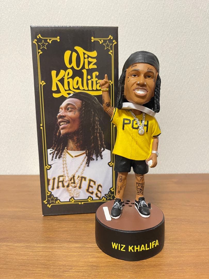 新品未使用　Wiz Khalifa ウィズカリファ　ボブルヘッド　パイレーツ