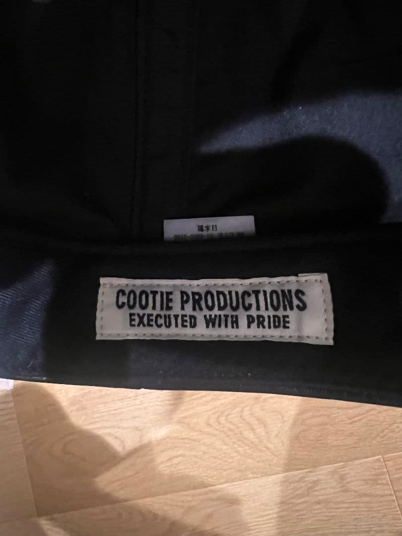 最終値下げ！COOTIE 6パネル レザーキャップ ブラック ラムレザー