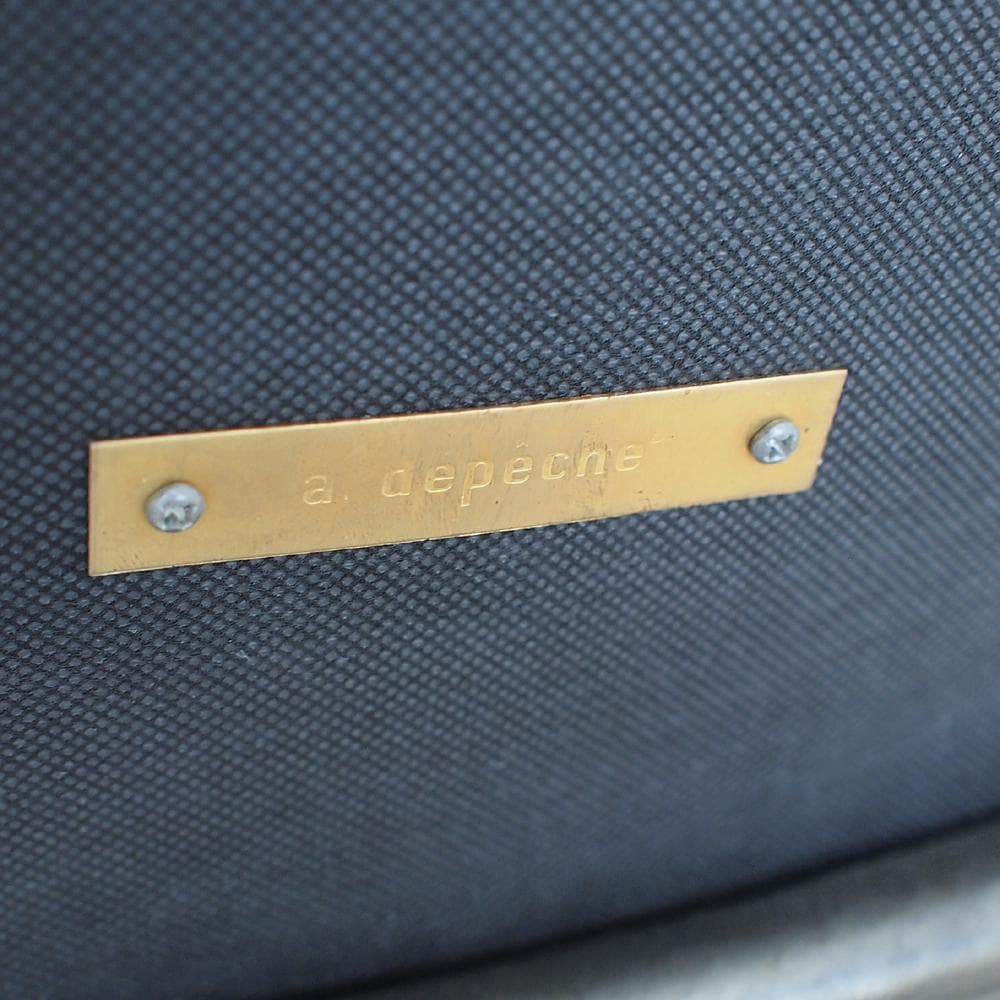 アデペシュ ダニス ショートアームチェア ヘリンボーン柄 ZR24041