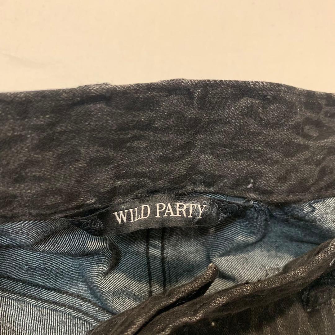 パンツ WILD PARTY leopard design pants