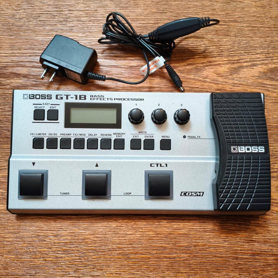 BOSS GT-1B ベース マルチエフェクター PSAアダプター付き
