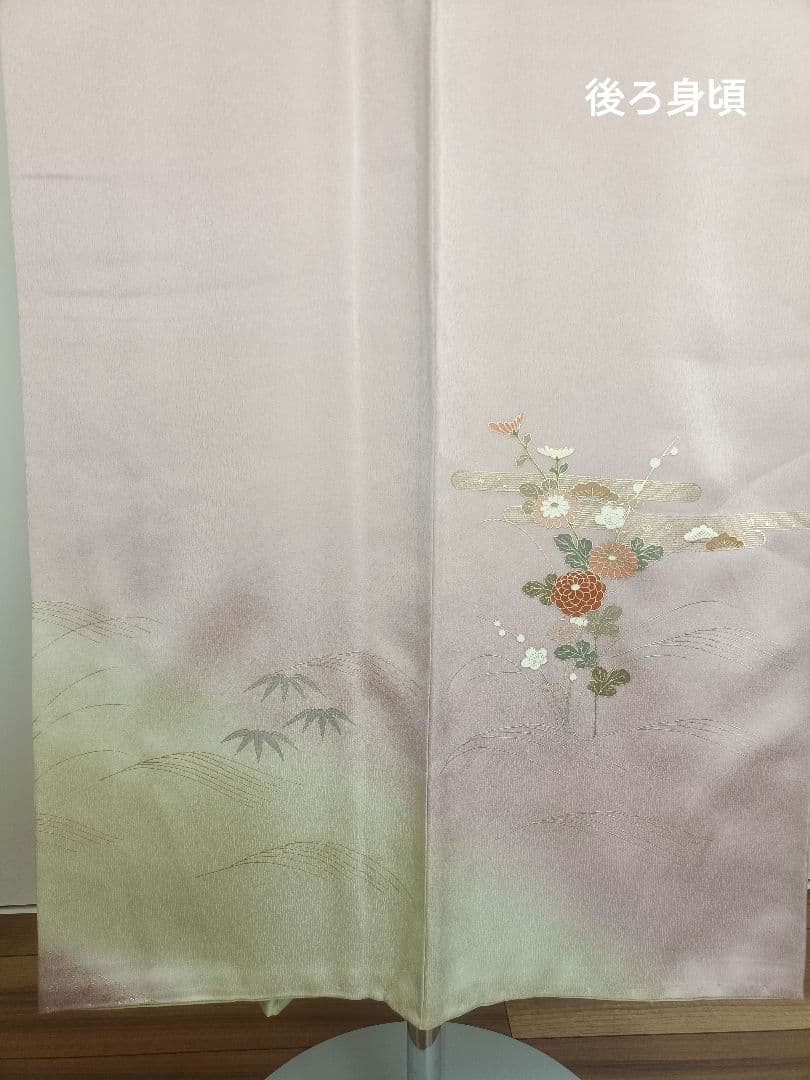 正絹訪問着（未使用）　フルセット4点　入学式　卒業式　宮参り　七五三