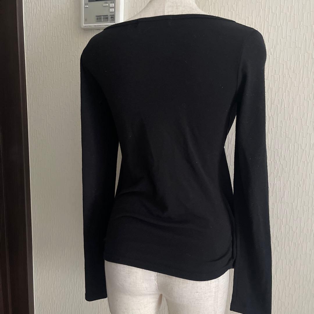 d.i.a/ヒョウ柄レイヤード風セクシートップス