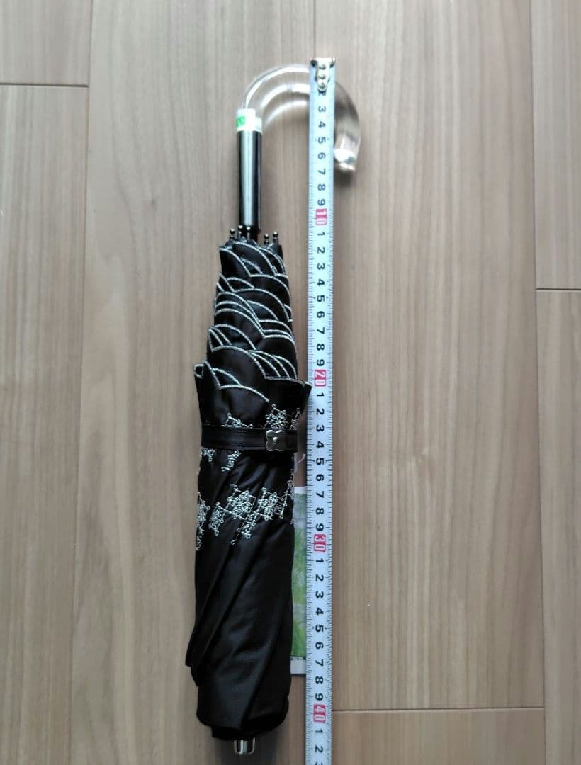 【新品！タグ付】アンテプリマ　サマーシールド　二つ折日傘　黒