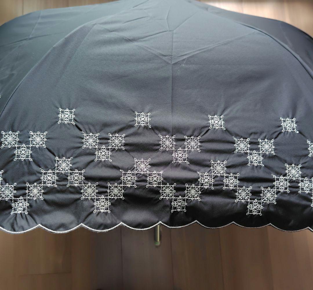 【新品！タグ付】アンテプリマ　サマーシールド　二つ折日傘　黒