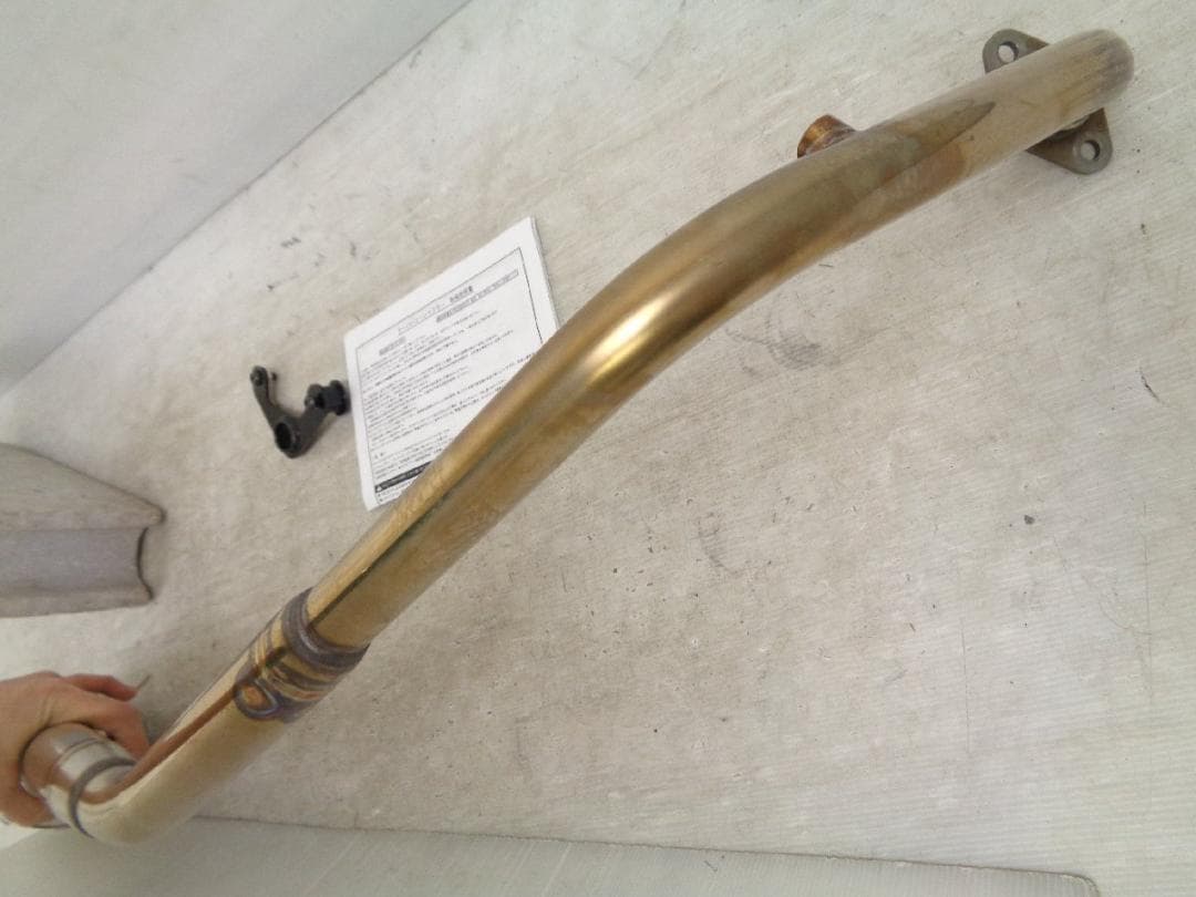 XSR125 RE46J タケガワ テーパーコーン フルエキ マフラー