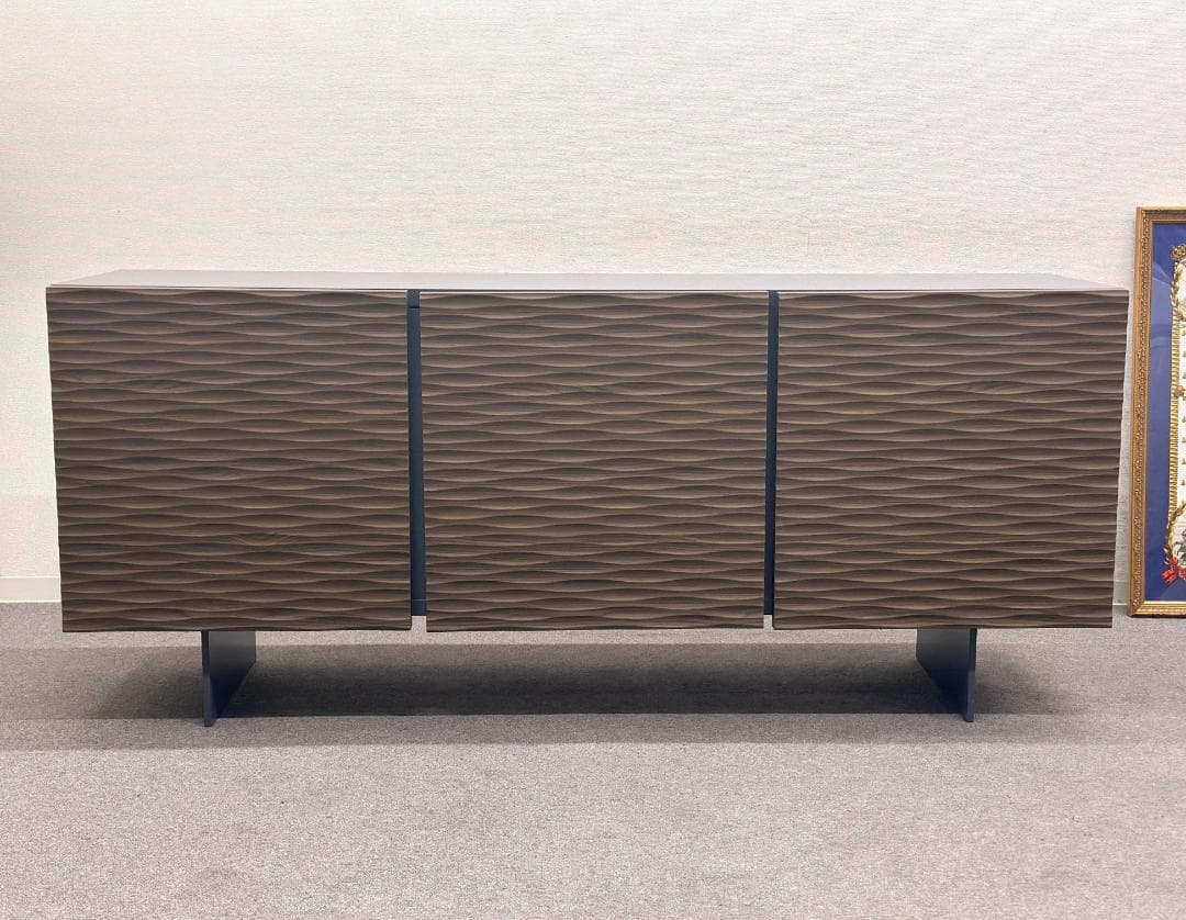 カリガリス■オペラサイドボード　モダン　ブラウン　収納　イタリア　ホテルライク