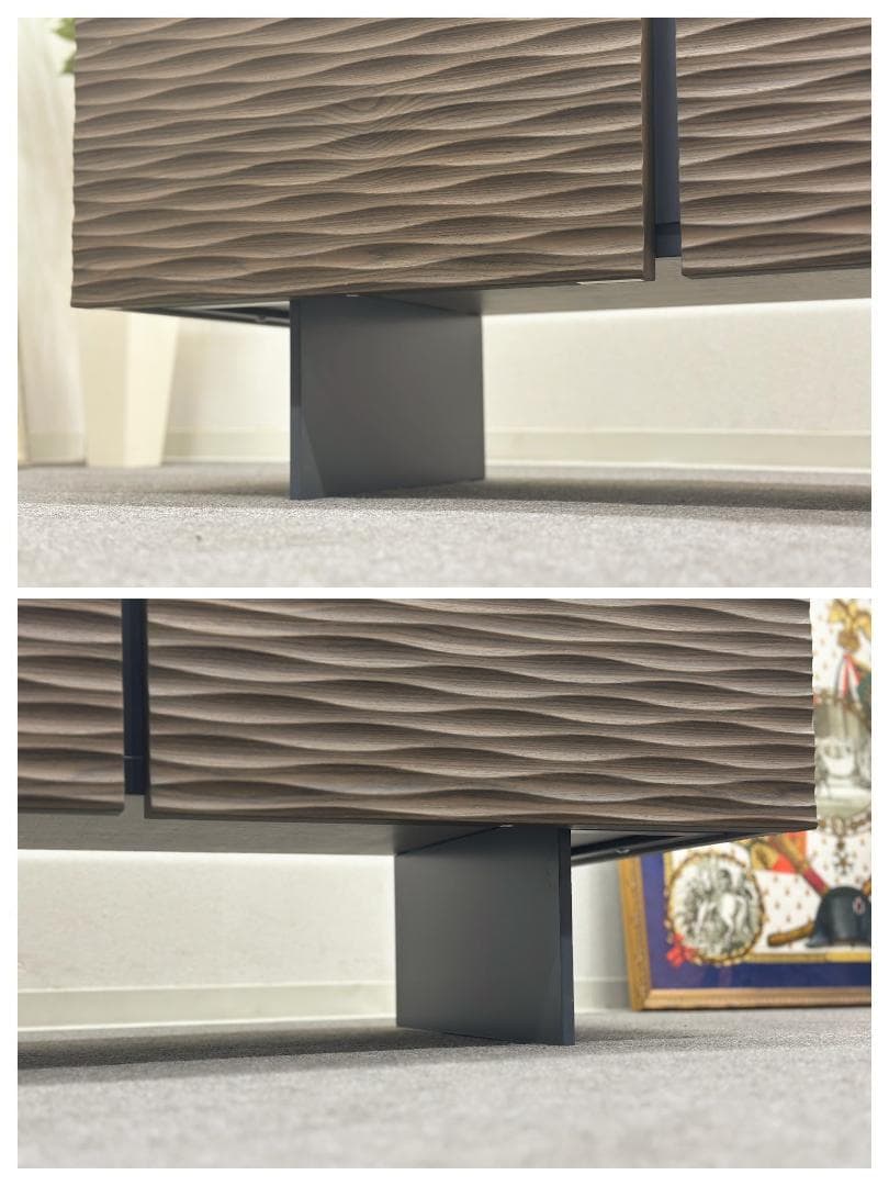 カリガリス■オペラサイドボード　モダン　ブラウン　収納　イタリア　ホテルライク