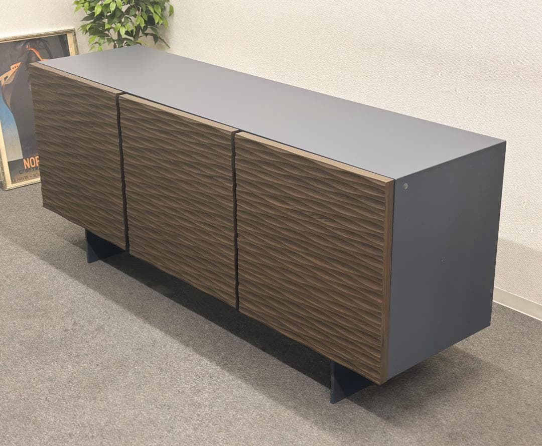 カリガリス■オペラサイドボード　モダン　ブラウン　収納　イタリア　ホテルライク