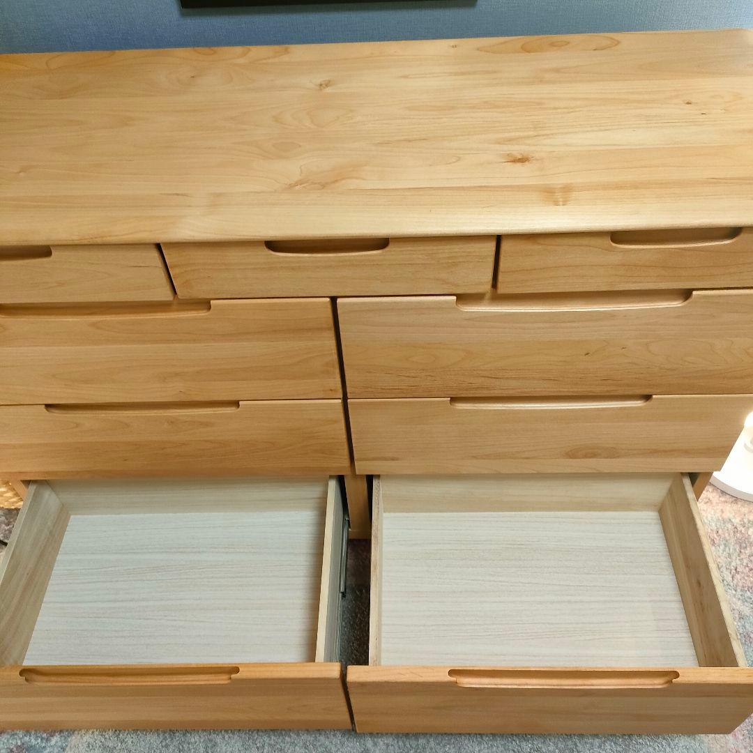 ISSEIKI 一生紀 ERIS 120 LC-4 ナチュラル チェスト