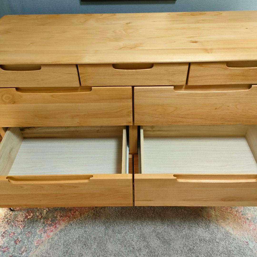 ISSEIKI 一生紀 ERIS 120 LC-4 ナチュラル チェスト