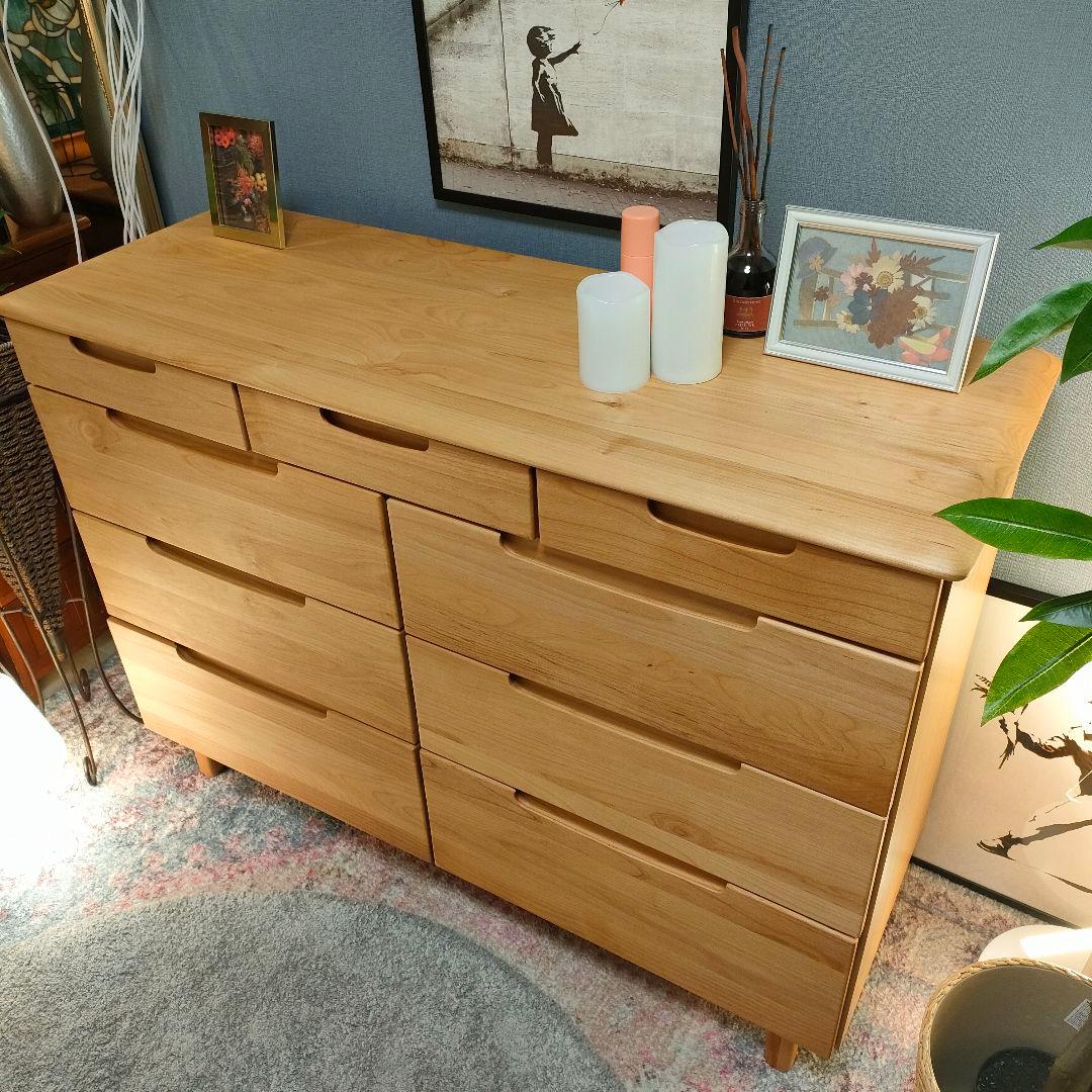 ISSEIKI 一生紀 ERIS 120 LC-4 ナチュラル チェスト