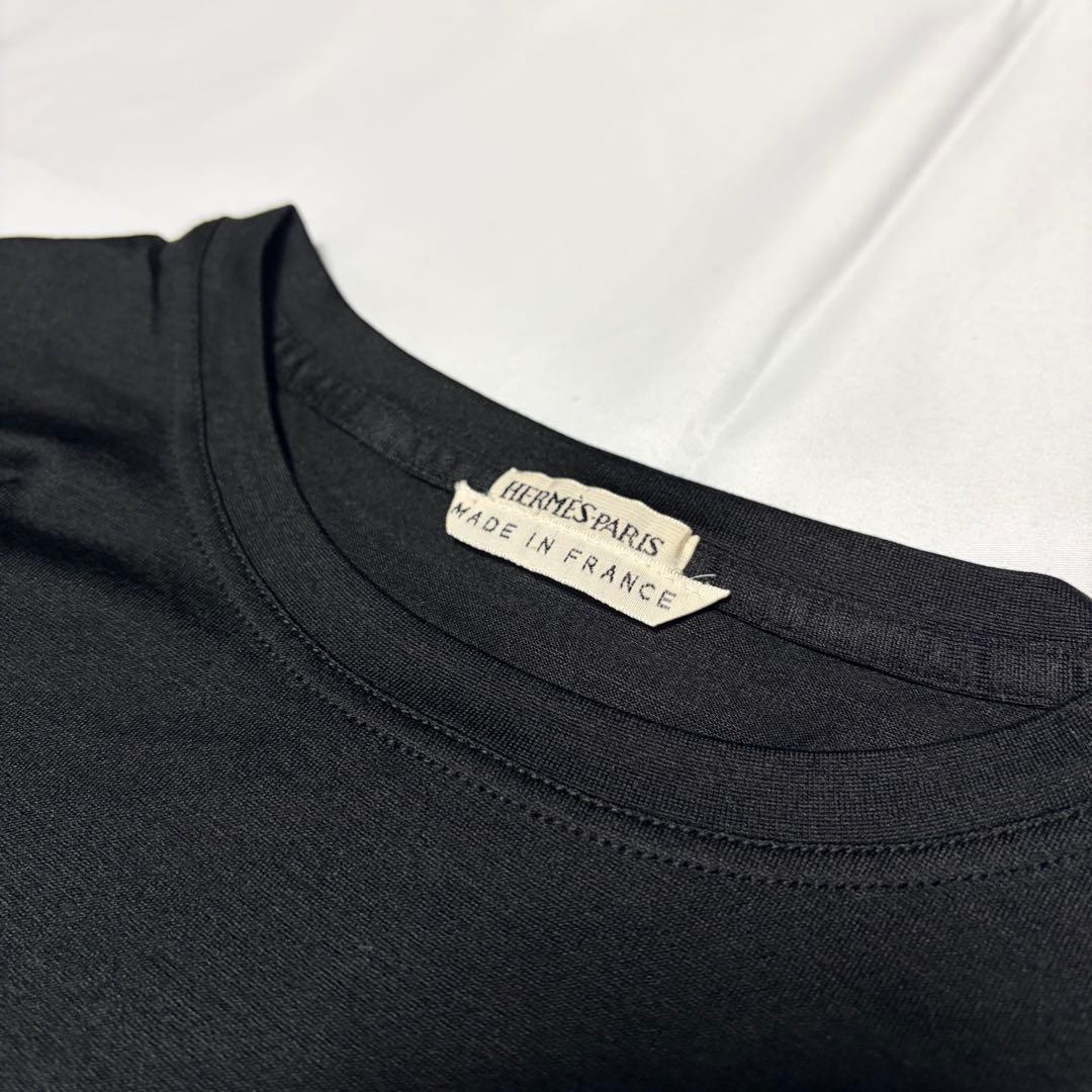 美品 HERMES マルジェラ期 シルク 長袖カットソー ニット