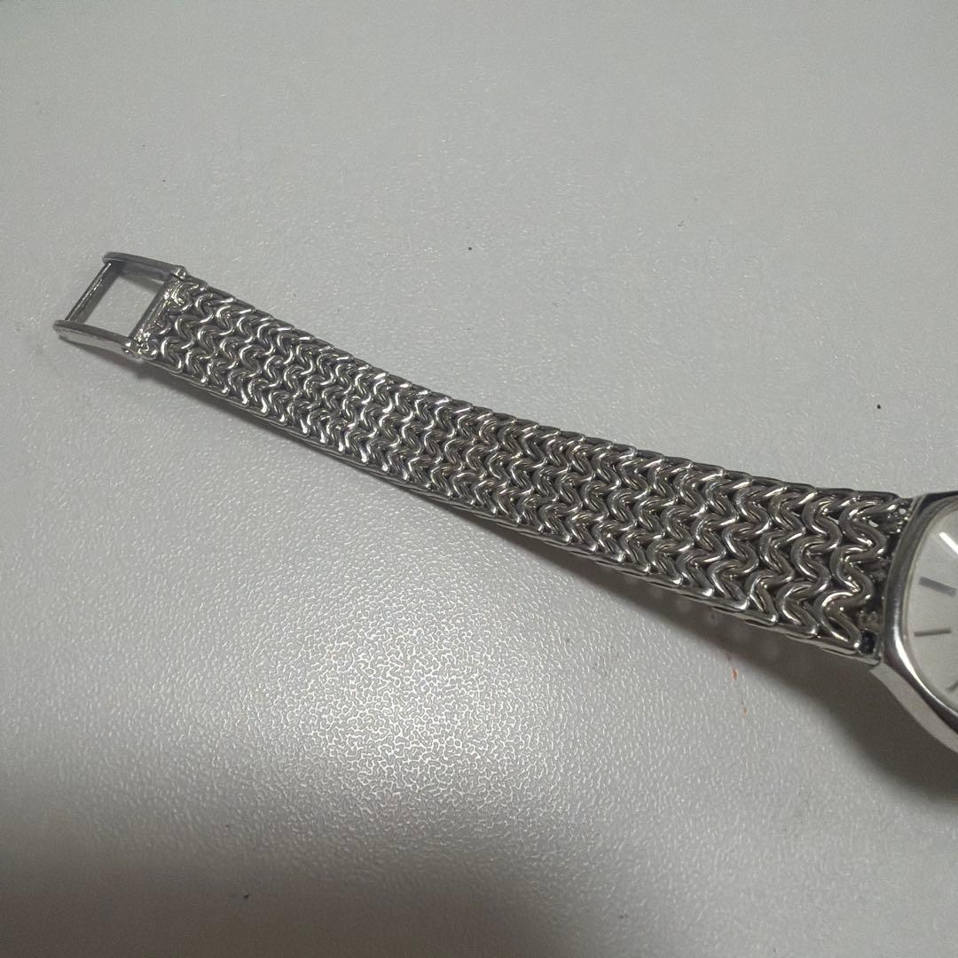 ジュヴェニア スイス製 腕時計 シルバー