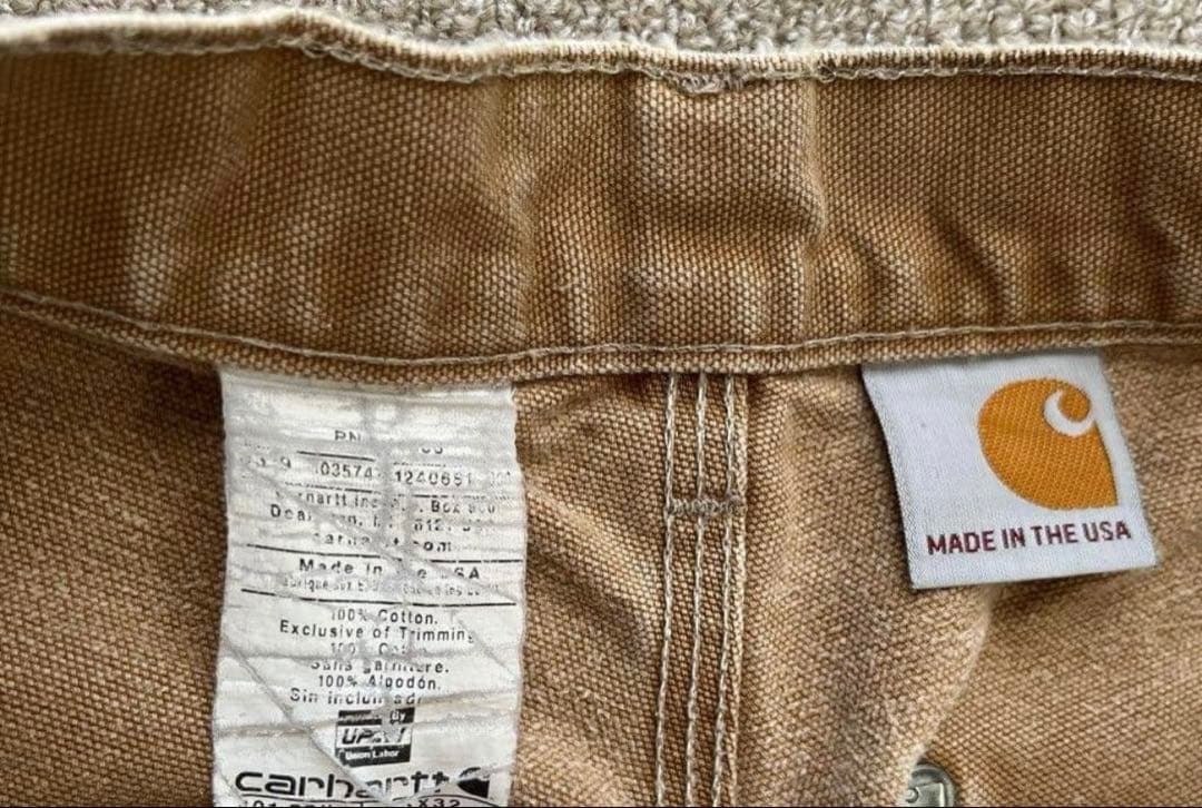 カーハート ダブルニー Carhartt USA製ワークパンツ w32