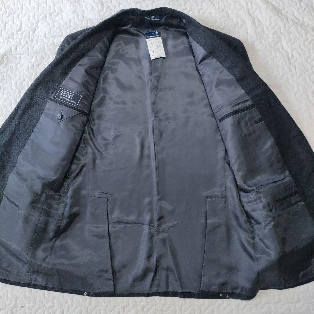 未使用品✨ポロバイラルフローレン　セットアップスーツ　グレンチェック　グレー