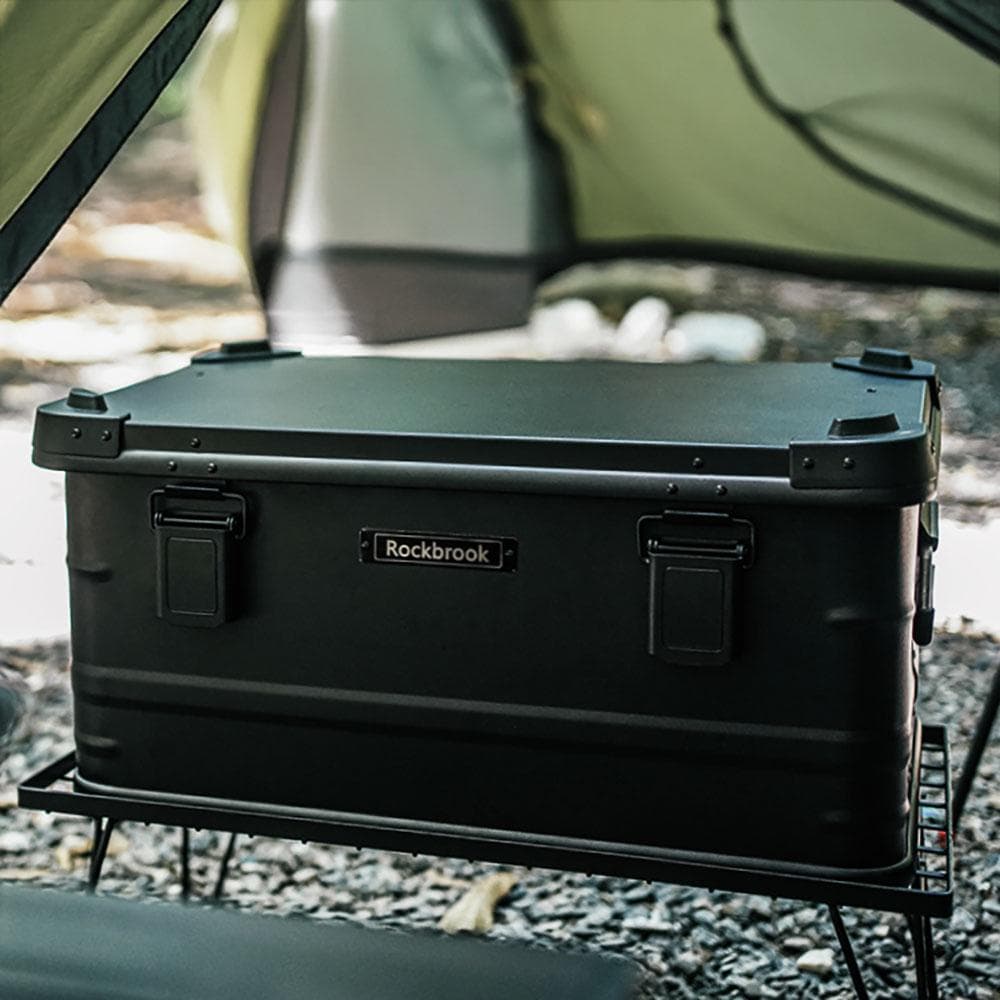 アルミニウムマグネシウム コンテナ キャンプ カスタム 50L (グレー)