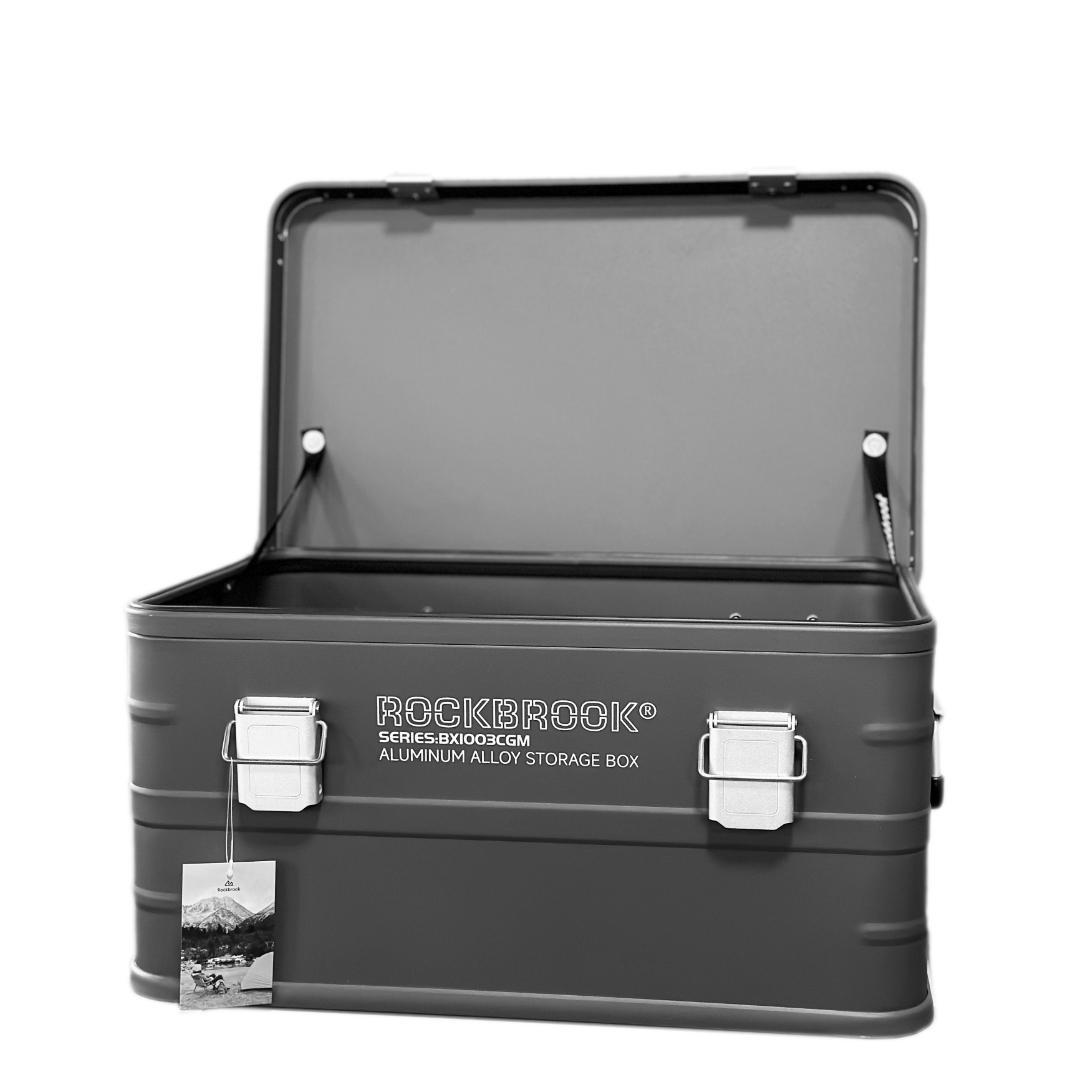 アルミニウムマグネシウム コンテナ キャンプ カスタム 50L (グレー)