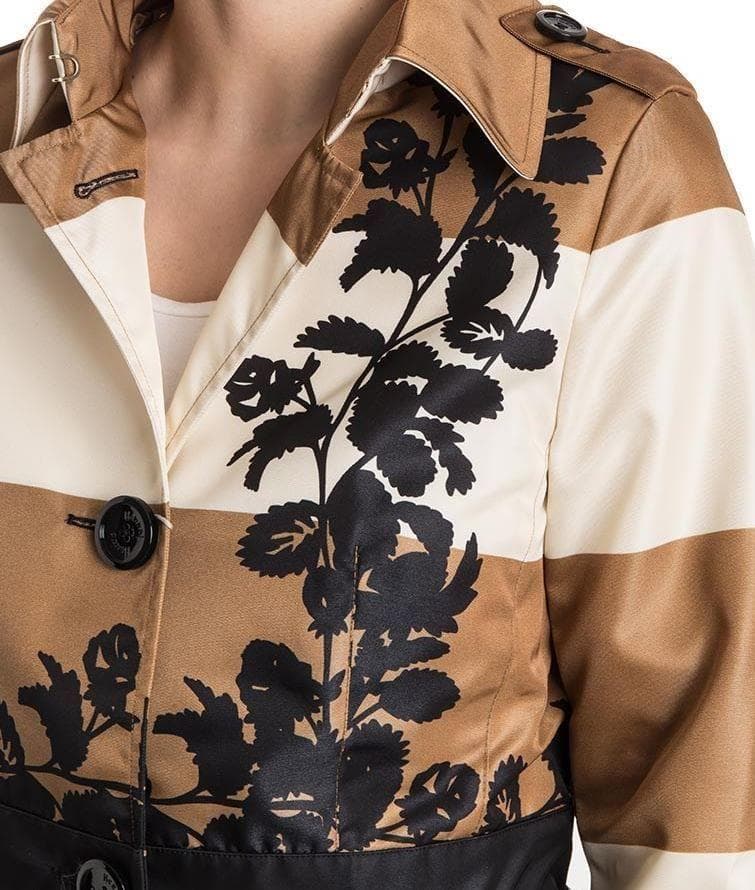 美品　１回着用　HERNO　総柄コート　ヘルノ　正規品