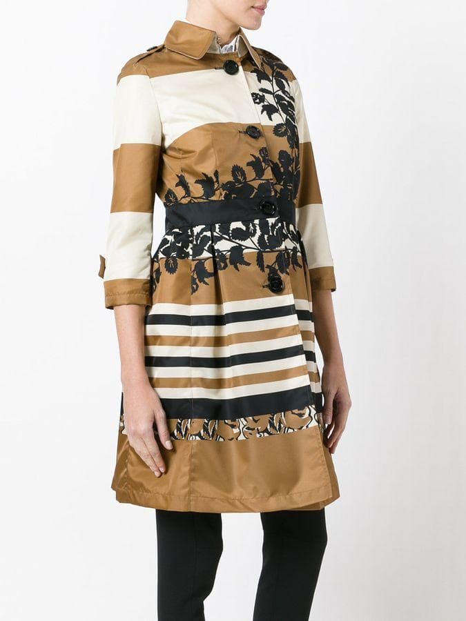 美品　１回着用　HERNO　総柄コート　ヘルノ　正規品