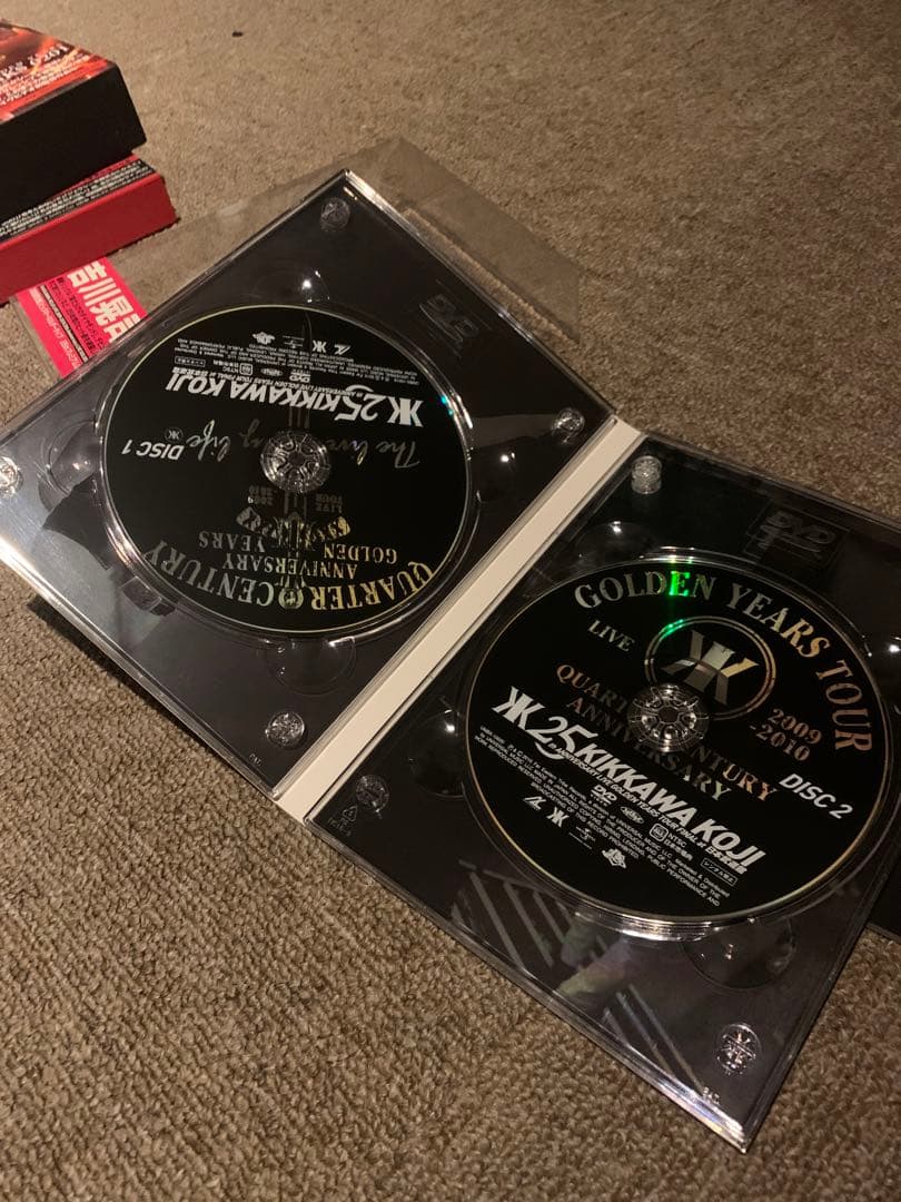 吉川晃司ライブDVD box ４セット※全て初回限定盤、帯付き