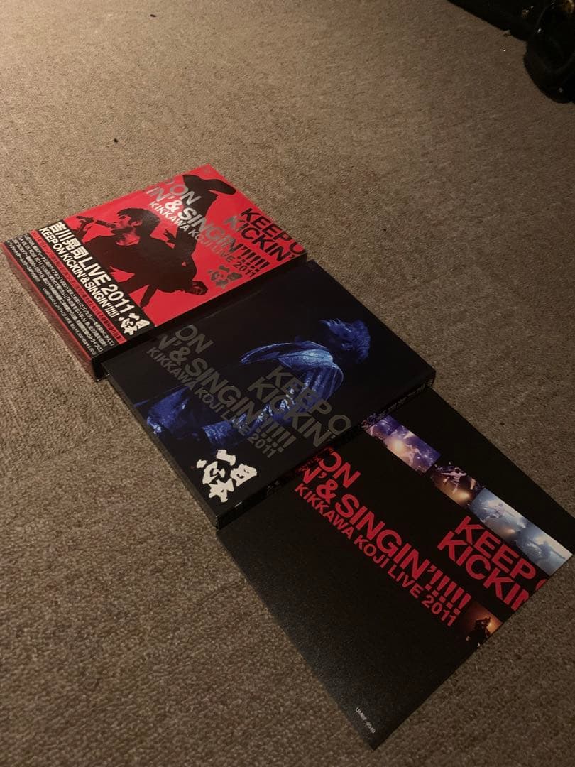 吉川晃司ライブDVD box ４セット※全て初回限定盤、帯付き