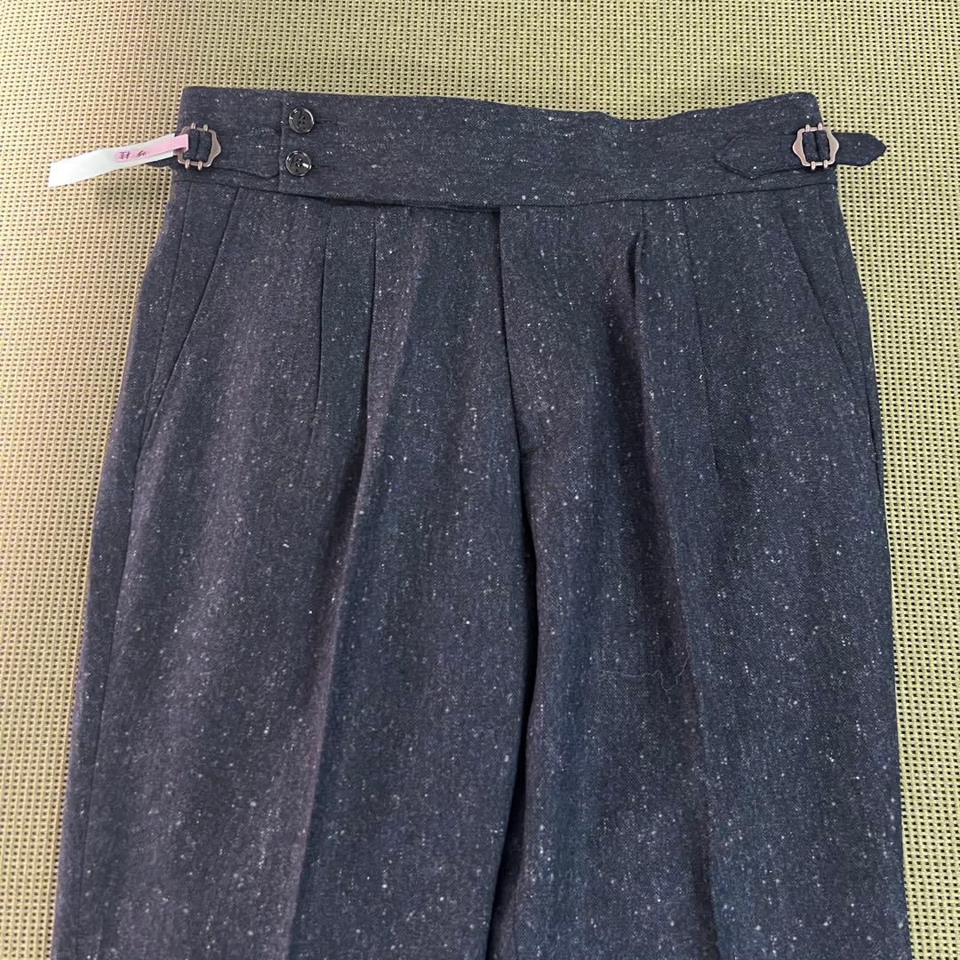 ◉ LATORRE ラトーレ　2アウトプリーツサイドアジャスタースラックス　46