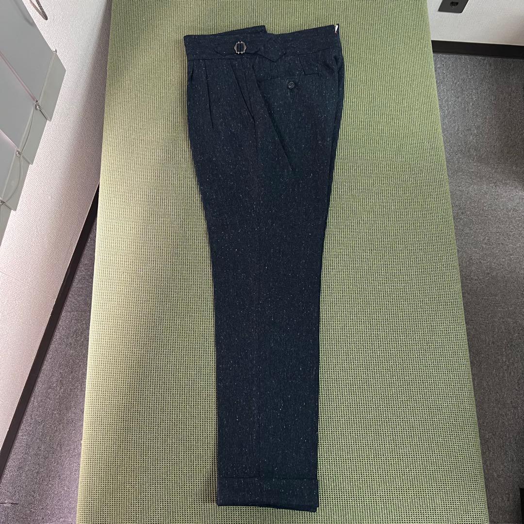 ◉ LATORRE ラトーレ　2アウトプリーツサイドアジャスタースラックス　46