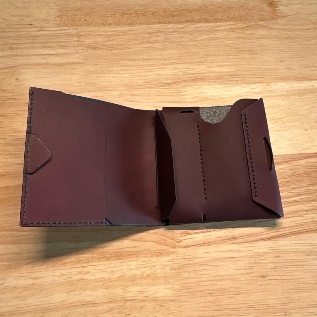 【新品・未使用】点と線 new-ushua3財布　革ホック　右利き用