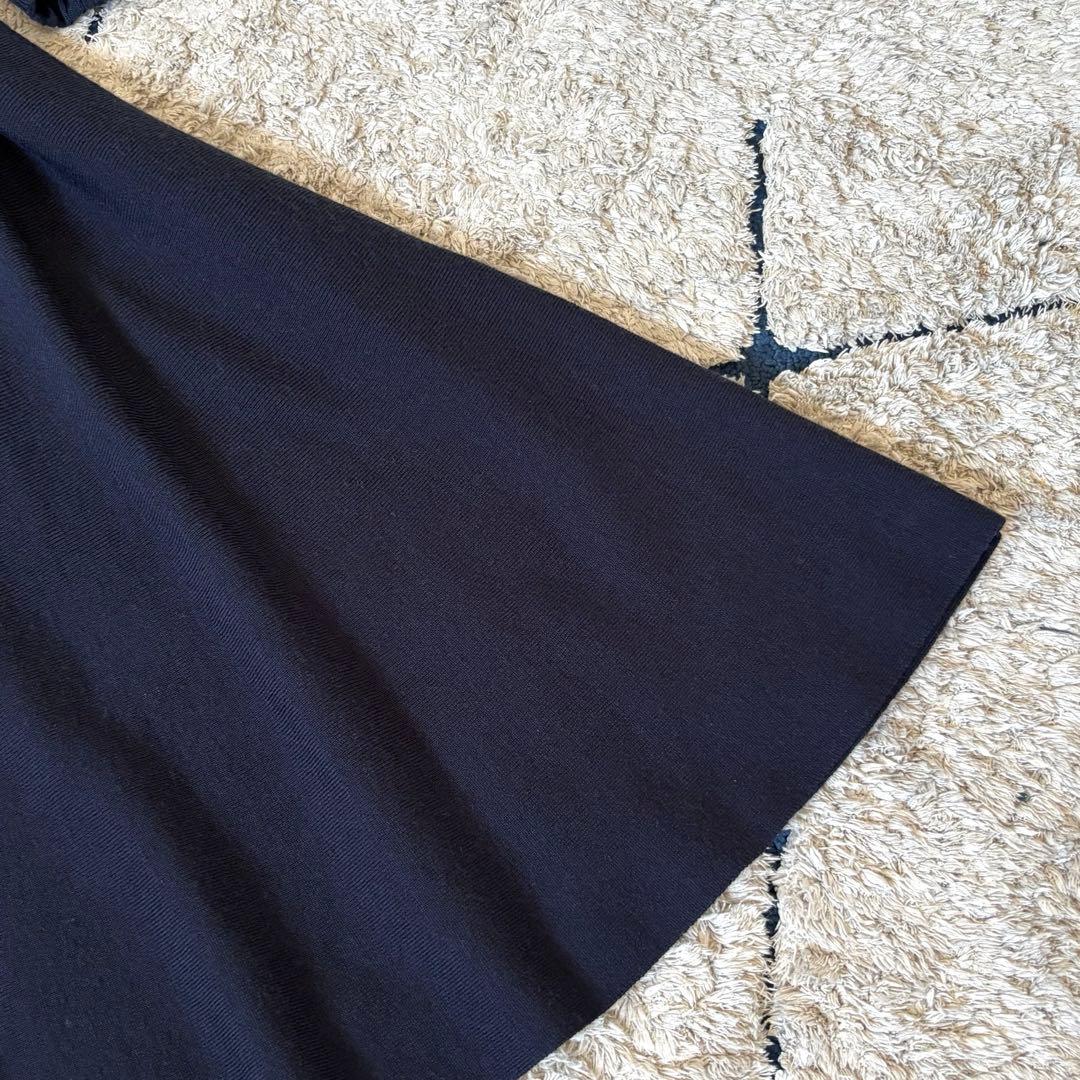 【美品✨】ブルーレーベルクレストブリッジ　切替　ドッキング　ワンピース　リボンM